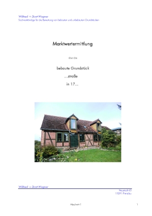 Gutachten Titelblatt